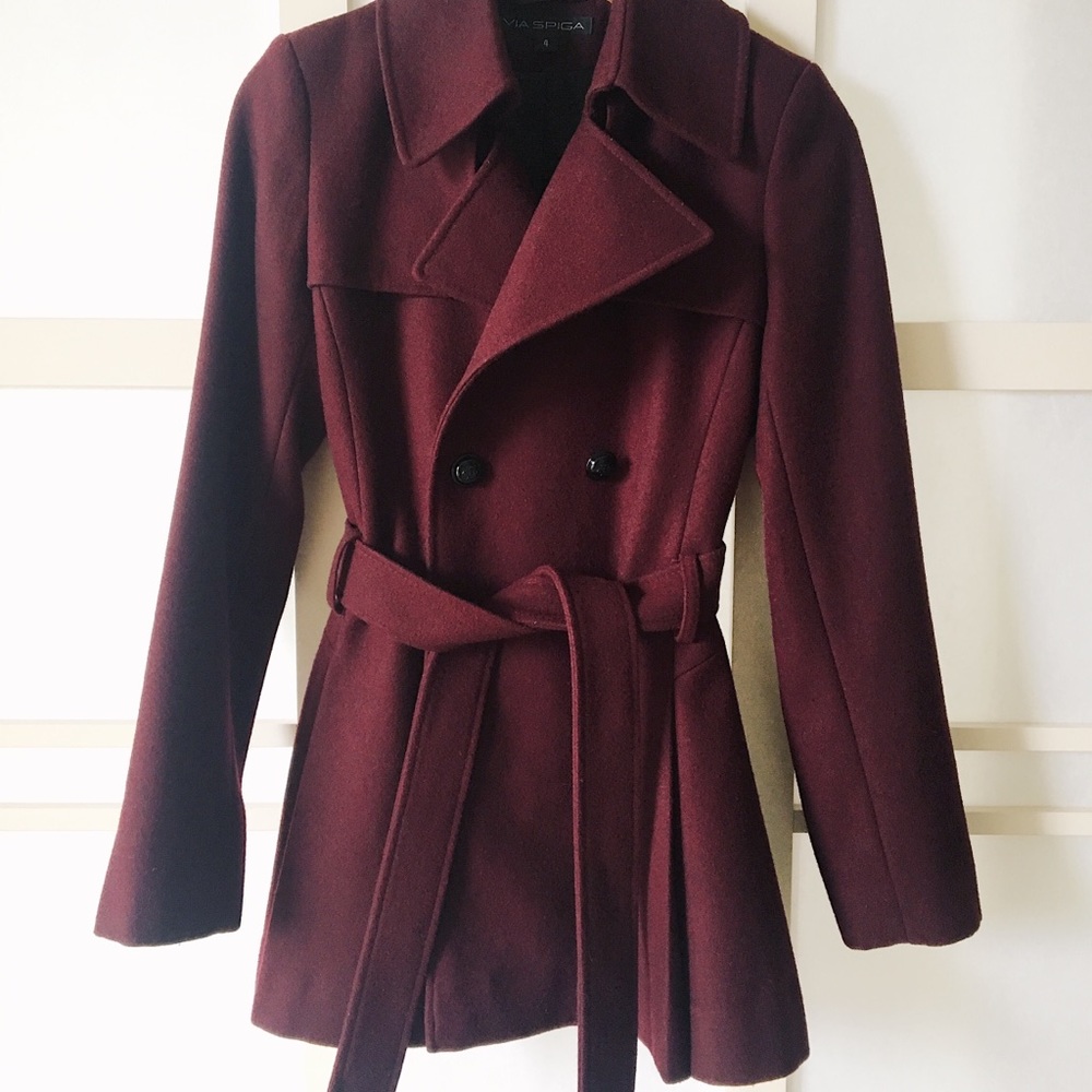 Via Spiga Wool Coat